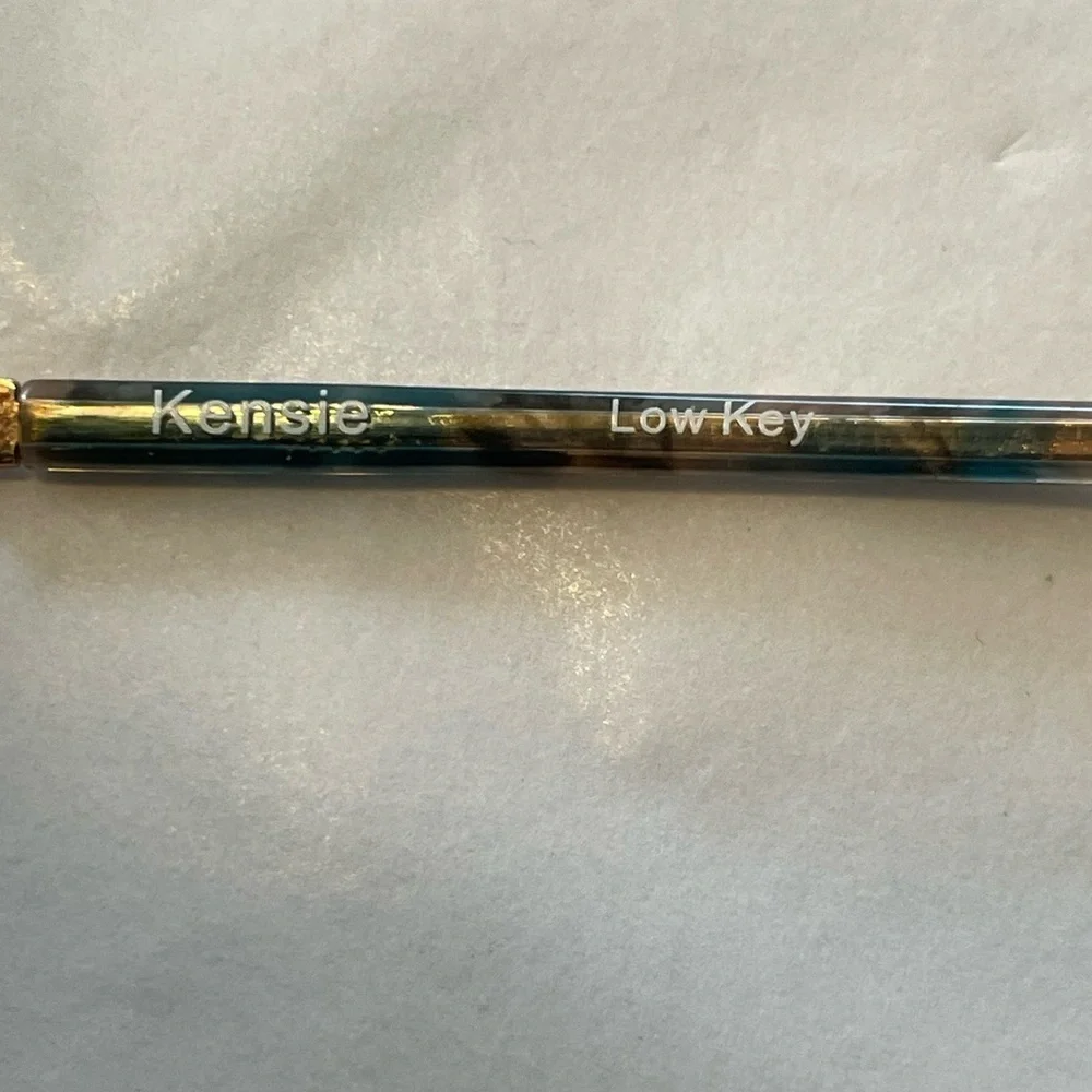 KENSIE Eyeglasses Frame LOW KEY 52/17/135 Tortoise Turquoise FLEX HINGE